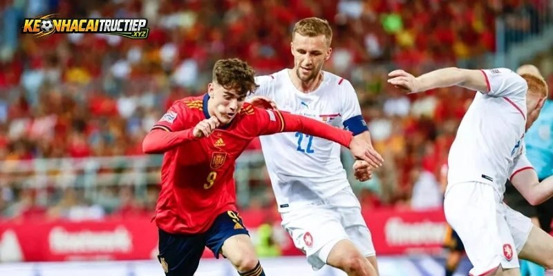 Sức mạnh và phong độ trình diễn của Tây Ban Nha vs CH Séc